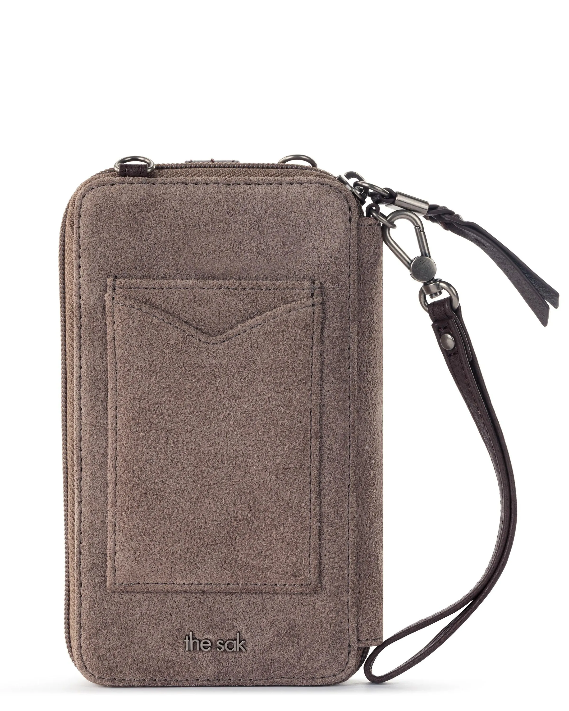 Silverlake Smartphone Wallet - Leather - Mushroom Suede sold by Boston Proper product image thumbnail 5