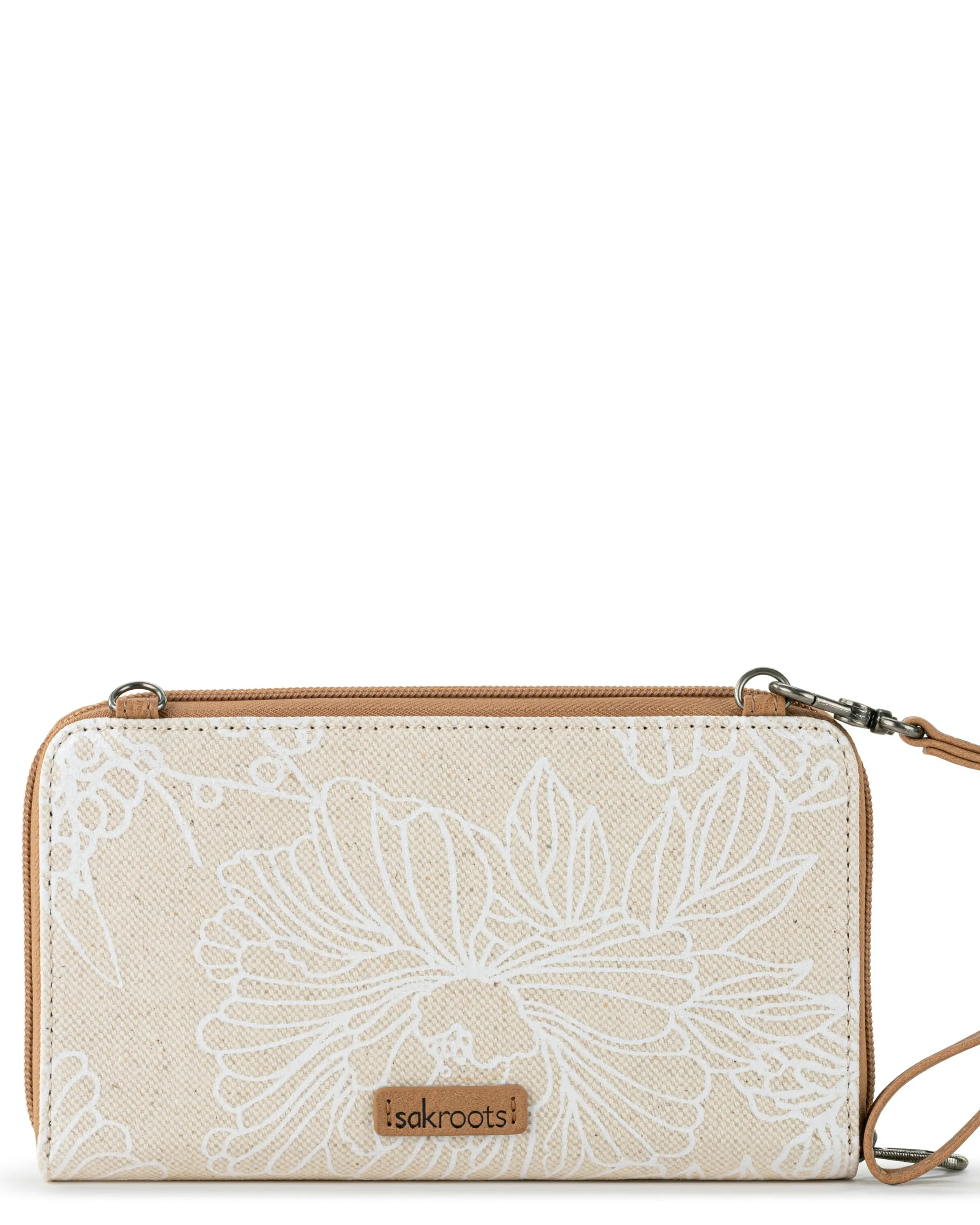 Smartphone Wallet - Canvas - White Flower Blossom sold by Boston Proper product image thumbnail 5