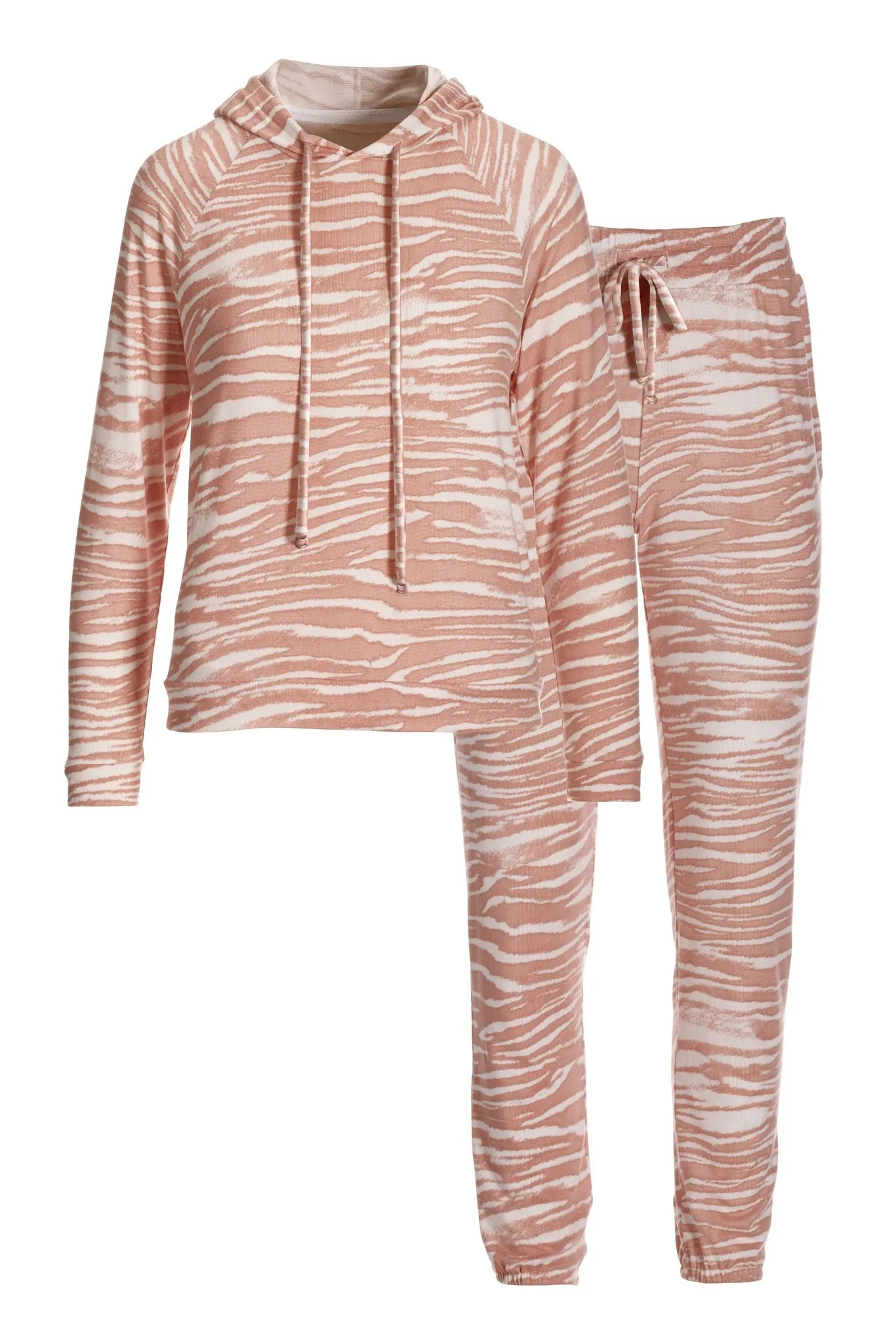 So Soft Zebra Lounge Sweatshirt Set Multi sold by Boston Proper product image thumbnail 2
