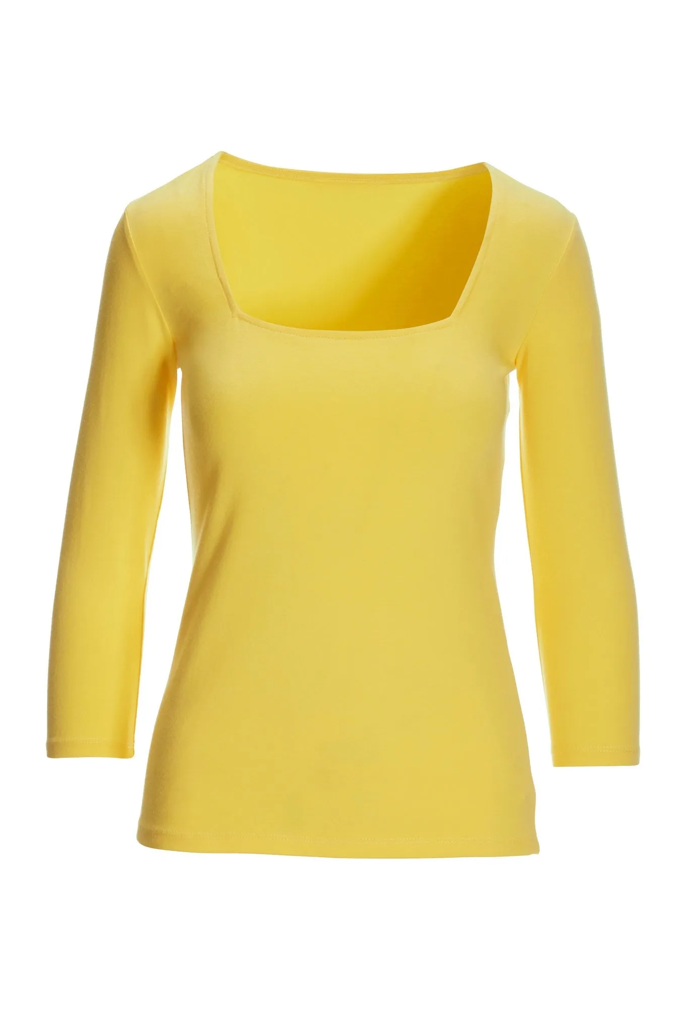 So Sexy Square Neck Top Banana sold by Boston Proper product image thumbnail 2