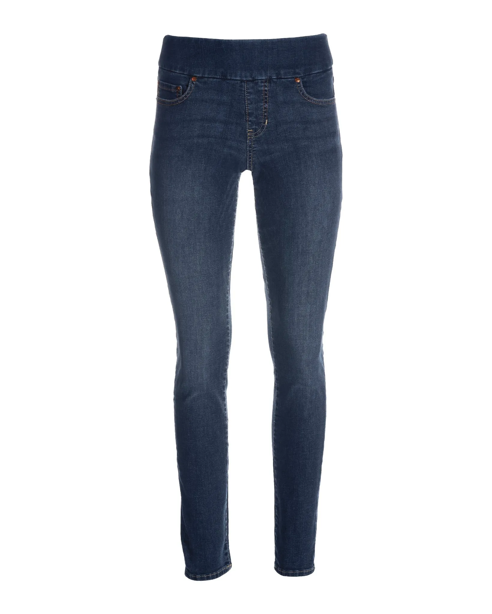 Nora Skinny Pull On Jean Med Wash Denim sold by Boston Proper product image thumbnail 2