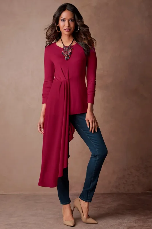 Nora Skinny Pull On Jean Dark Wash sold by Boston Proper