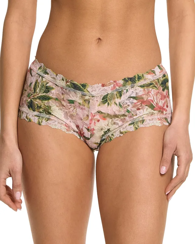 Printed Signature Lace® Boyshort French Garden Sale made by Boston Proper