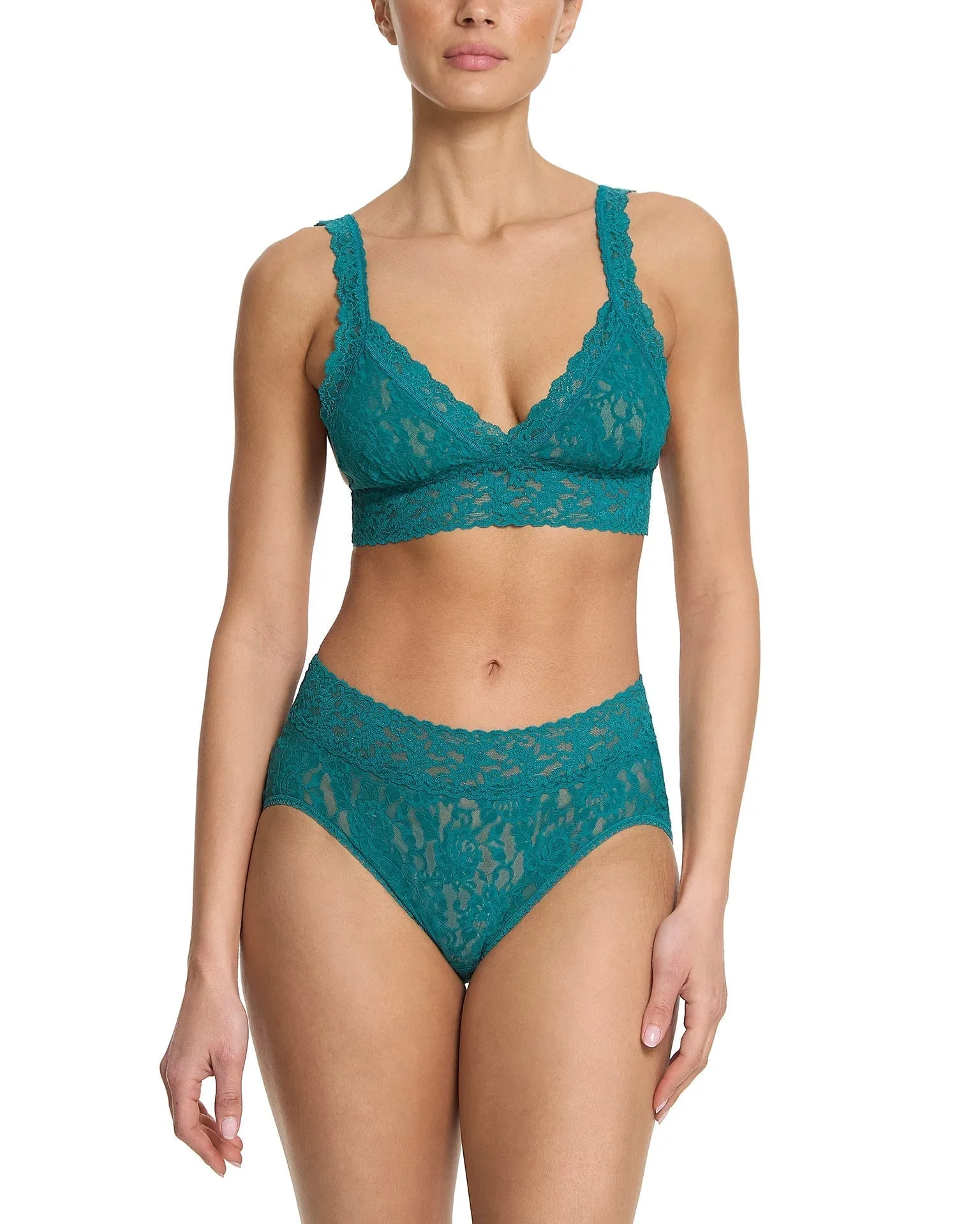 Signature Lace® French Brief Northern Lights Green Sale sold by Boston Proper product image thumbnail 3