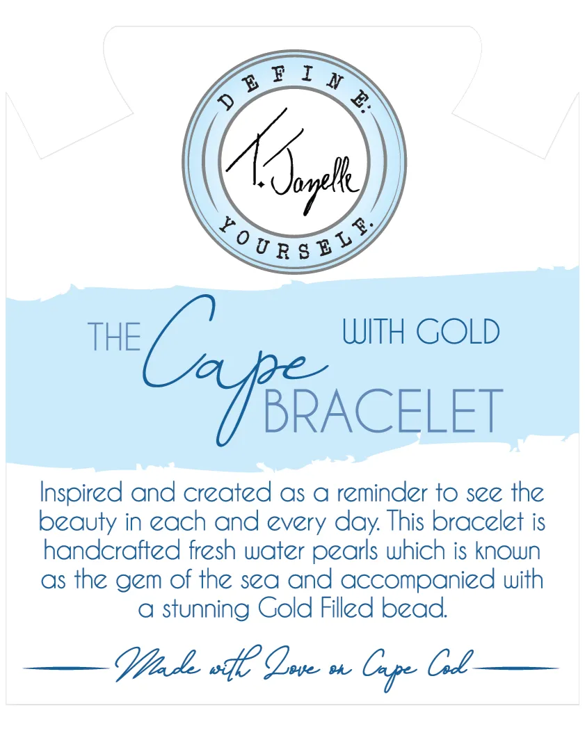 The Cape Bracelet- Pearl with Gold Ball sold by Boston Proper product image thumbnail 2