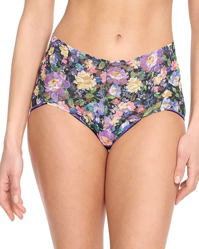 Printed Retro Lace V-Kini Dream Garden sold by Boston Proper