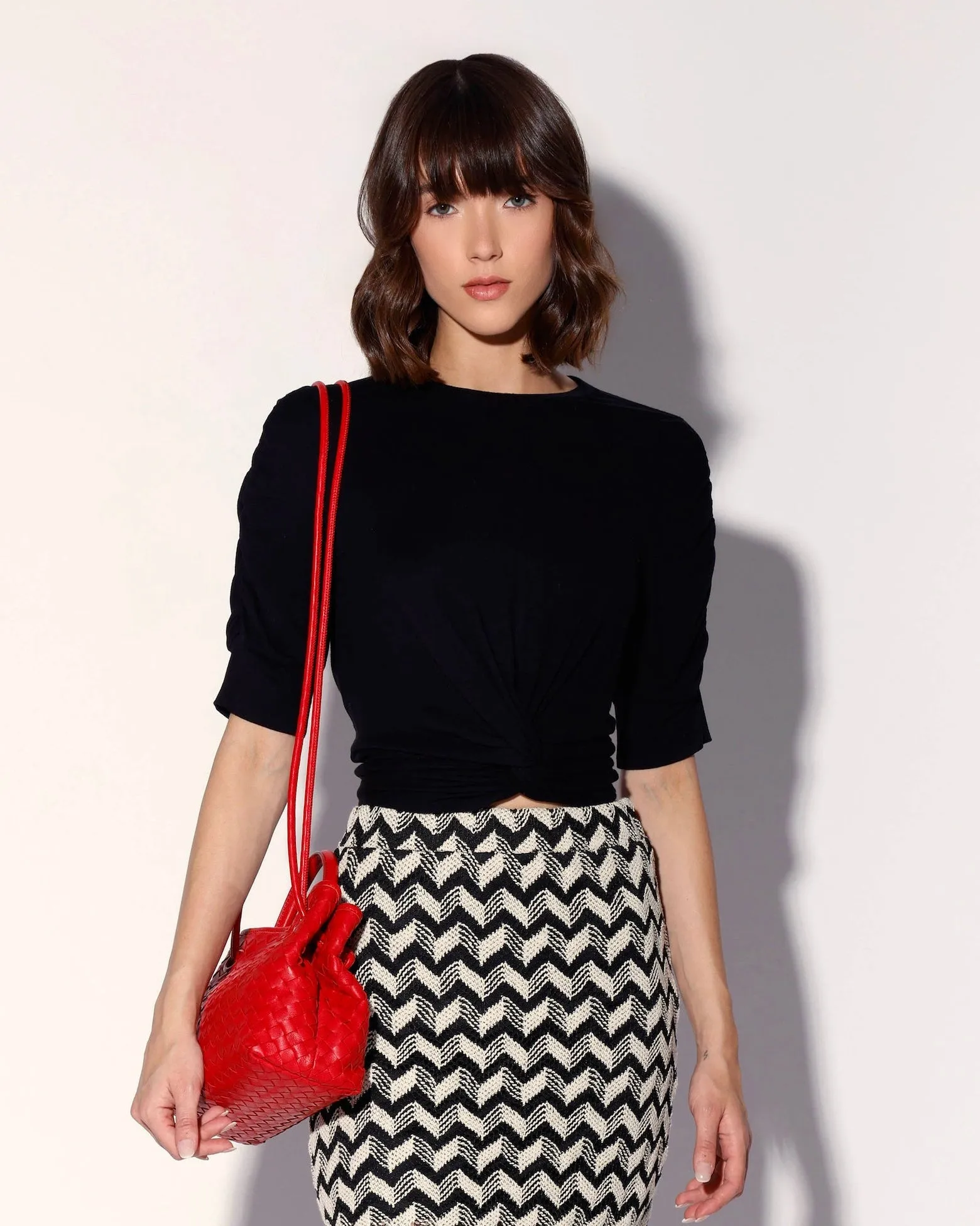 Holly Top, Black sold by Boston Proper