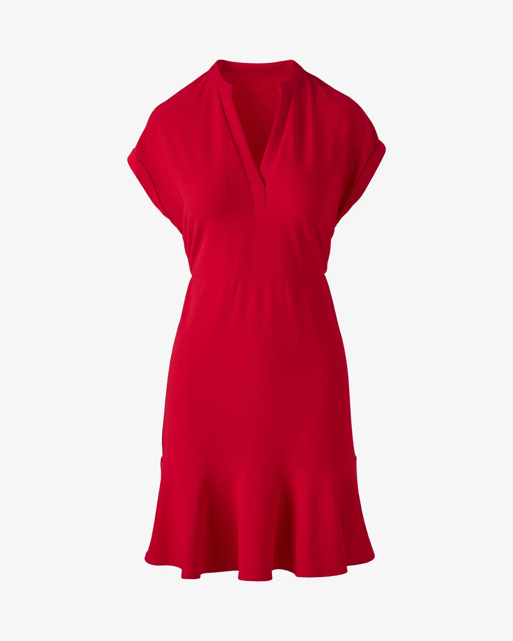 Beyond Travel Cap Sleeve Dress Tango Red sold by Boston Proper product image thumbnail 2