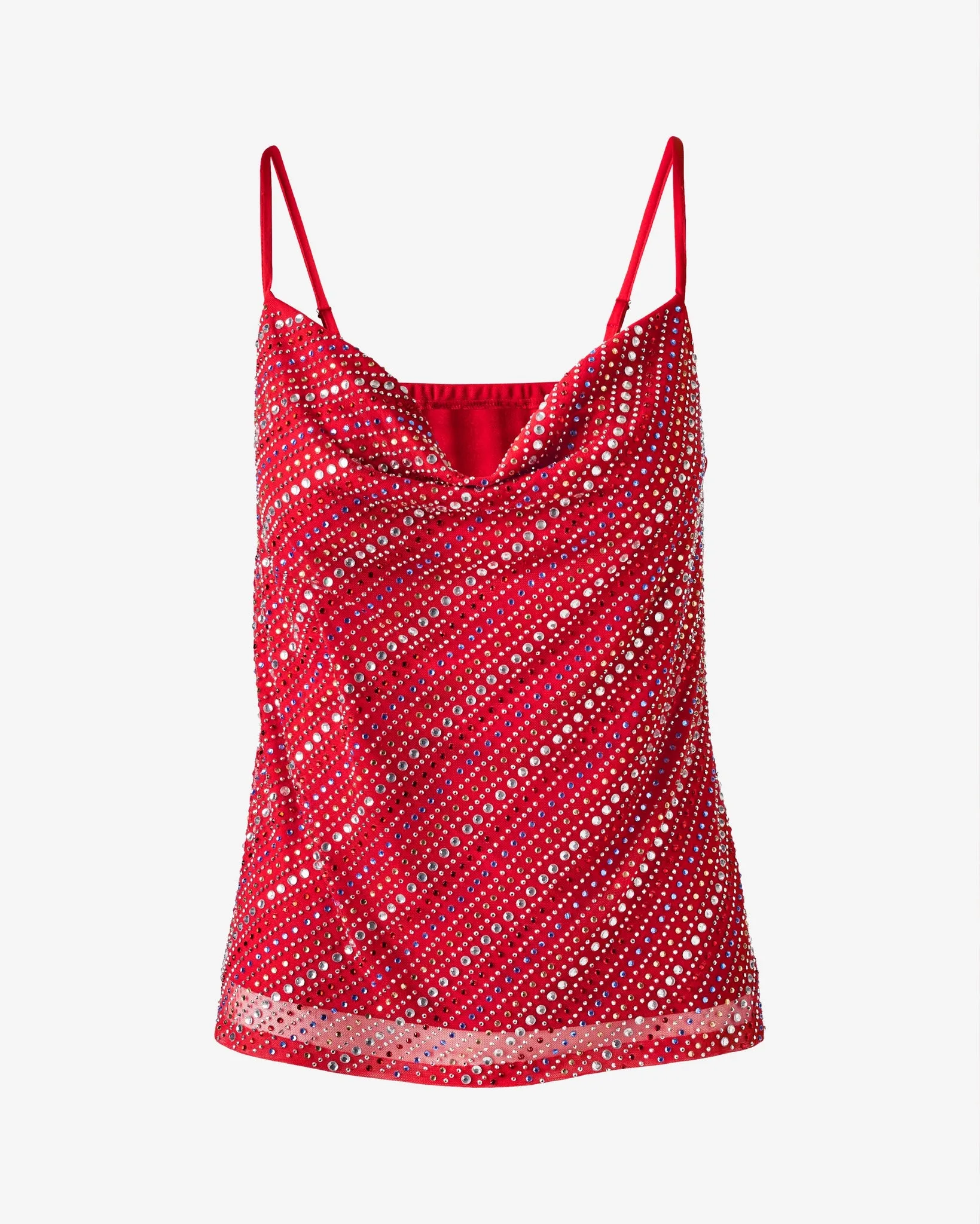 Sparkle Stripe Cami Tomato Red sold by Boston Proper product image thumbnail 2