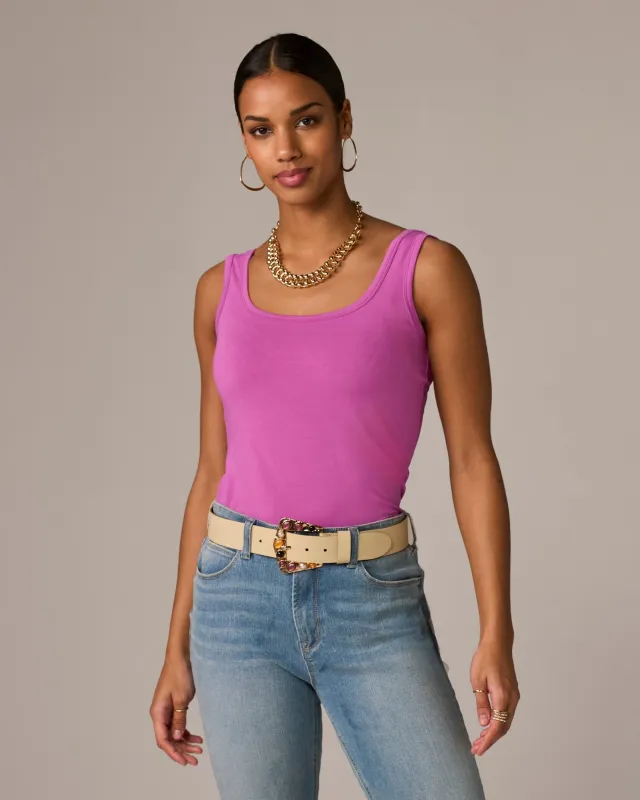 So Sexy Square Neck Knit Top Bodacious made by Boston Proper