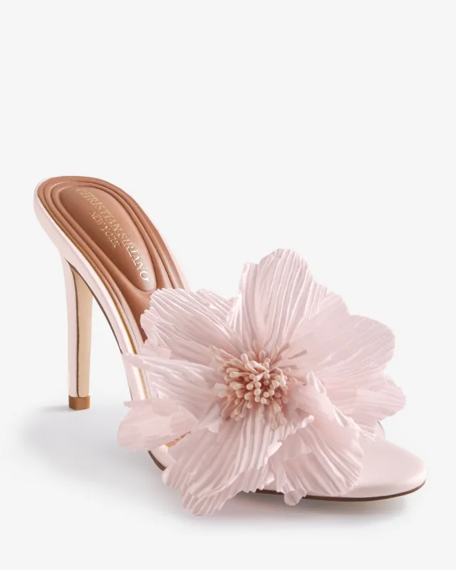 Christian Siriano 3D Flower Heel Pink made by Christian Siriano