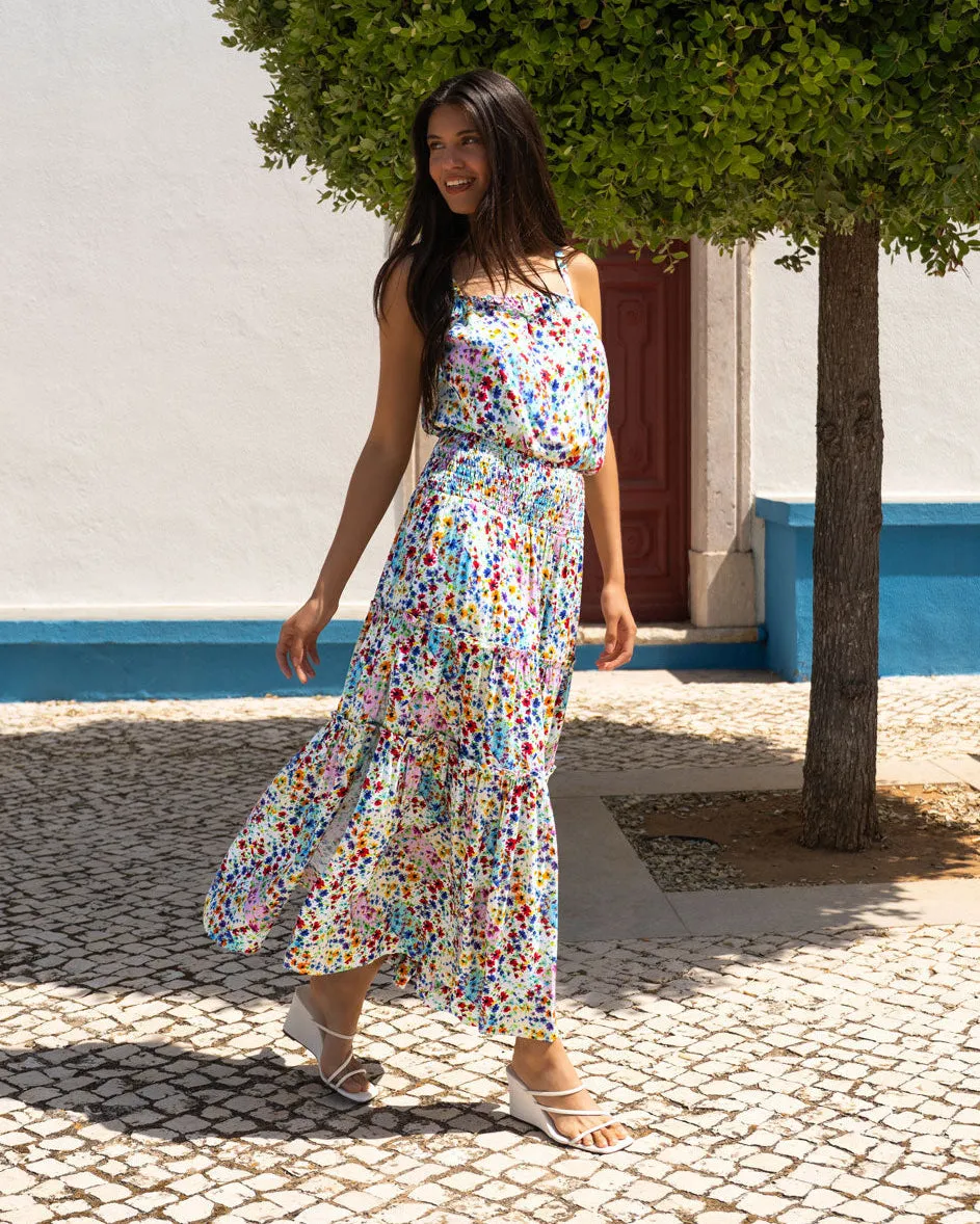 Charlie Skirt In Wildflower Patch sold by Boston Proper product image thumbnail 2