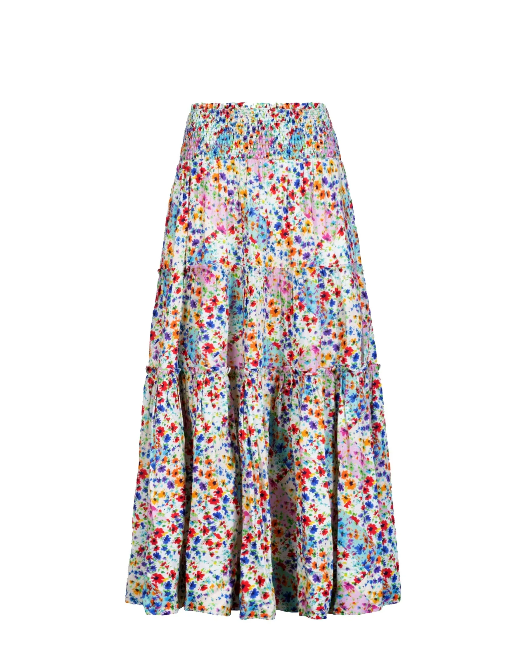 Charlie Skirt In Wildflower Patch sold by Boston Proper