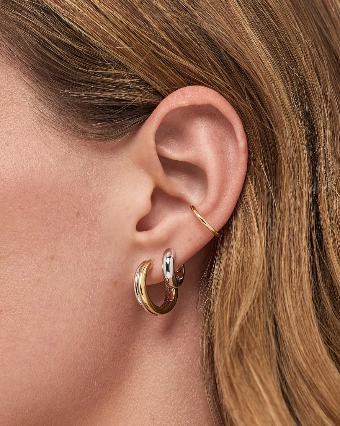Hoop Earrings - Asher Medium sold by Boston Proper product image thumbnail 2