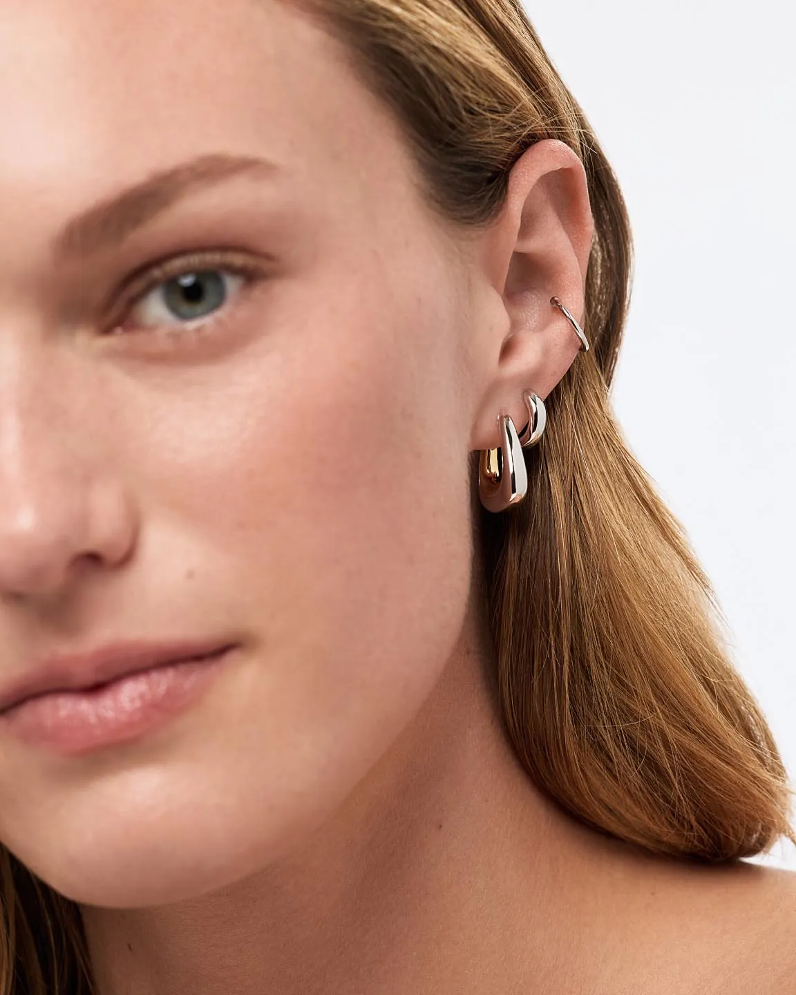 Statement Earrings - Dakota Two Tone sold by Boston Proper product image thumbnail 4