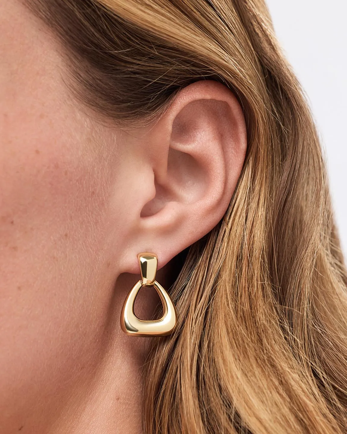 Statement Earrings - Dakota Door Knocker sold by Boston Proper product image thumbnail 3