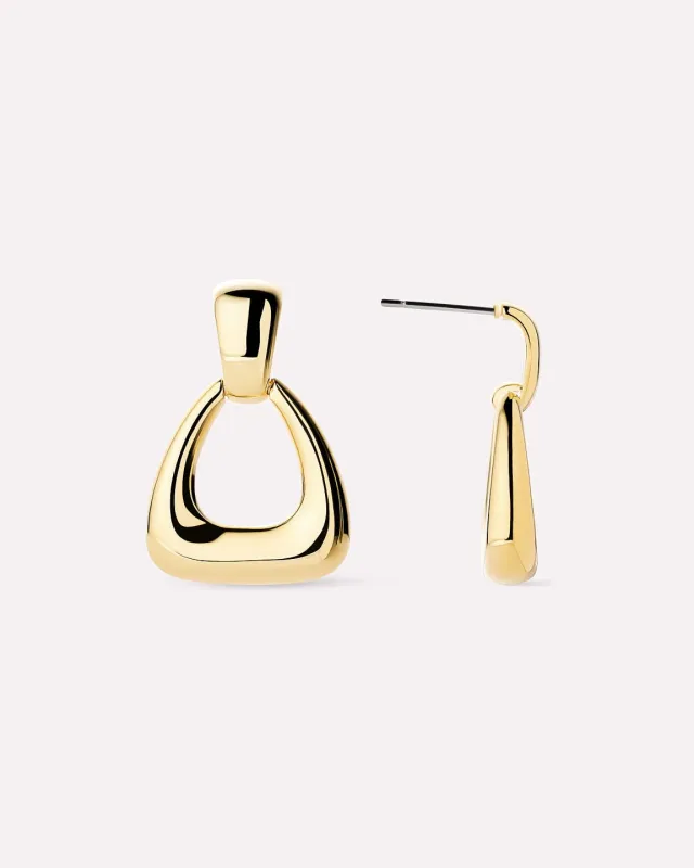 Statement Earrings - Dakota Door Knocker made by Ana Luisa