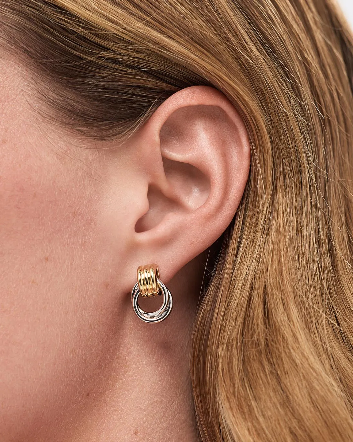 Statement Earrings - Ryle Two Tone sold by Boston Proper product image thumbnail 3