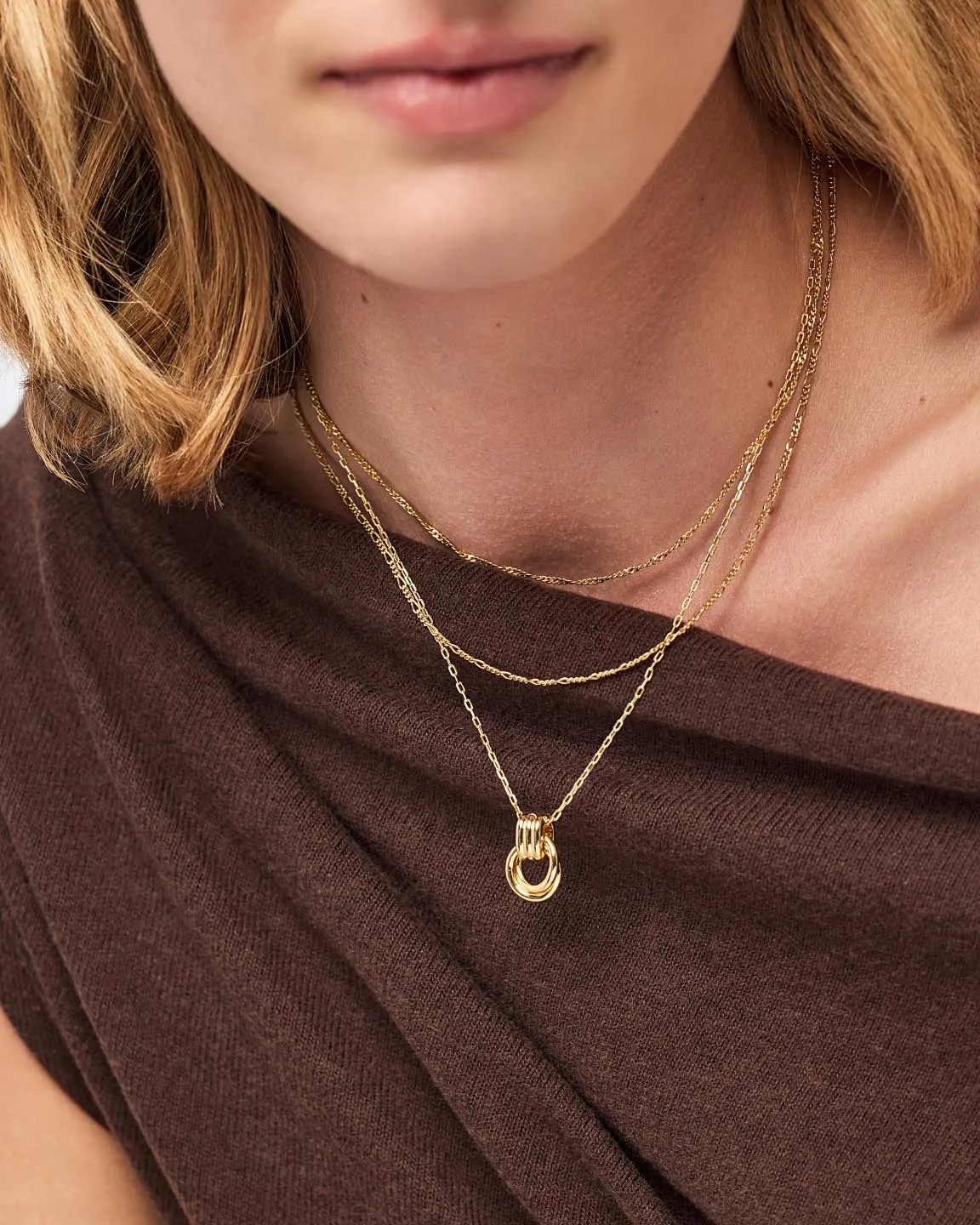 Statement Necklace - Palmer Gold sold by Boston Proper product image thumbnail 2