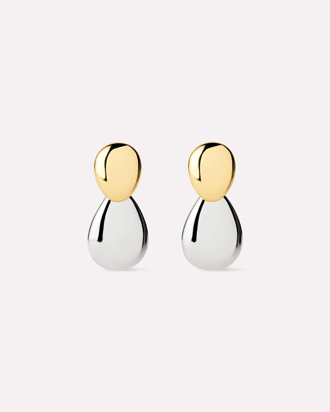 Drop Earrings - Pebble Earrings Two Tone sold by Boston Proper