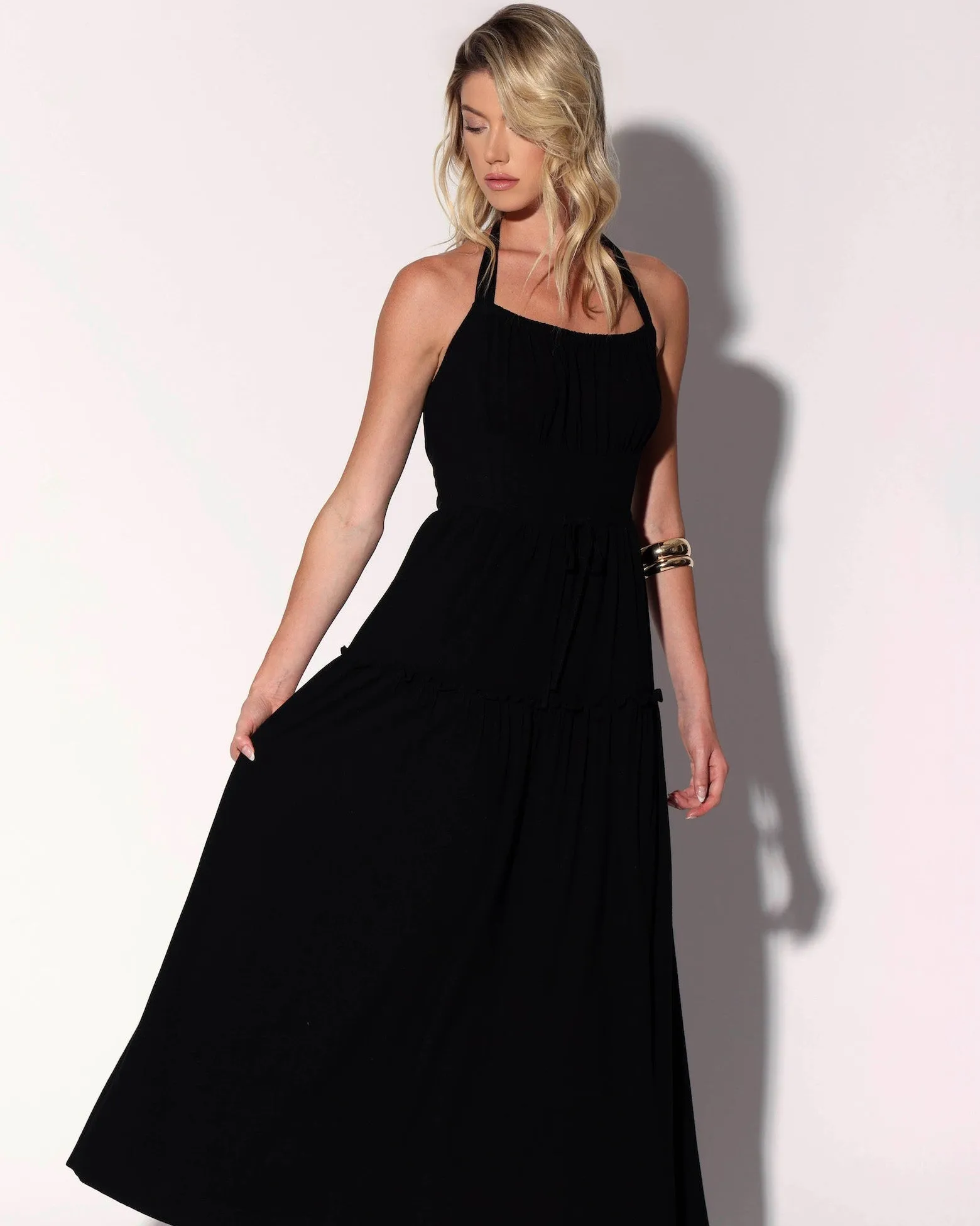 Tansy Dress, Black sold by Boston Proper