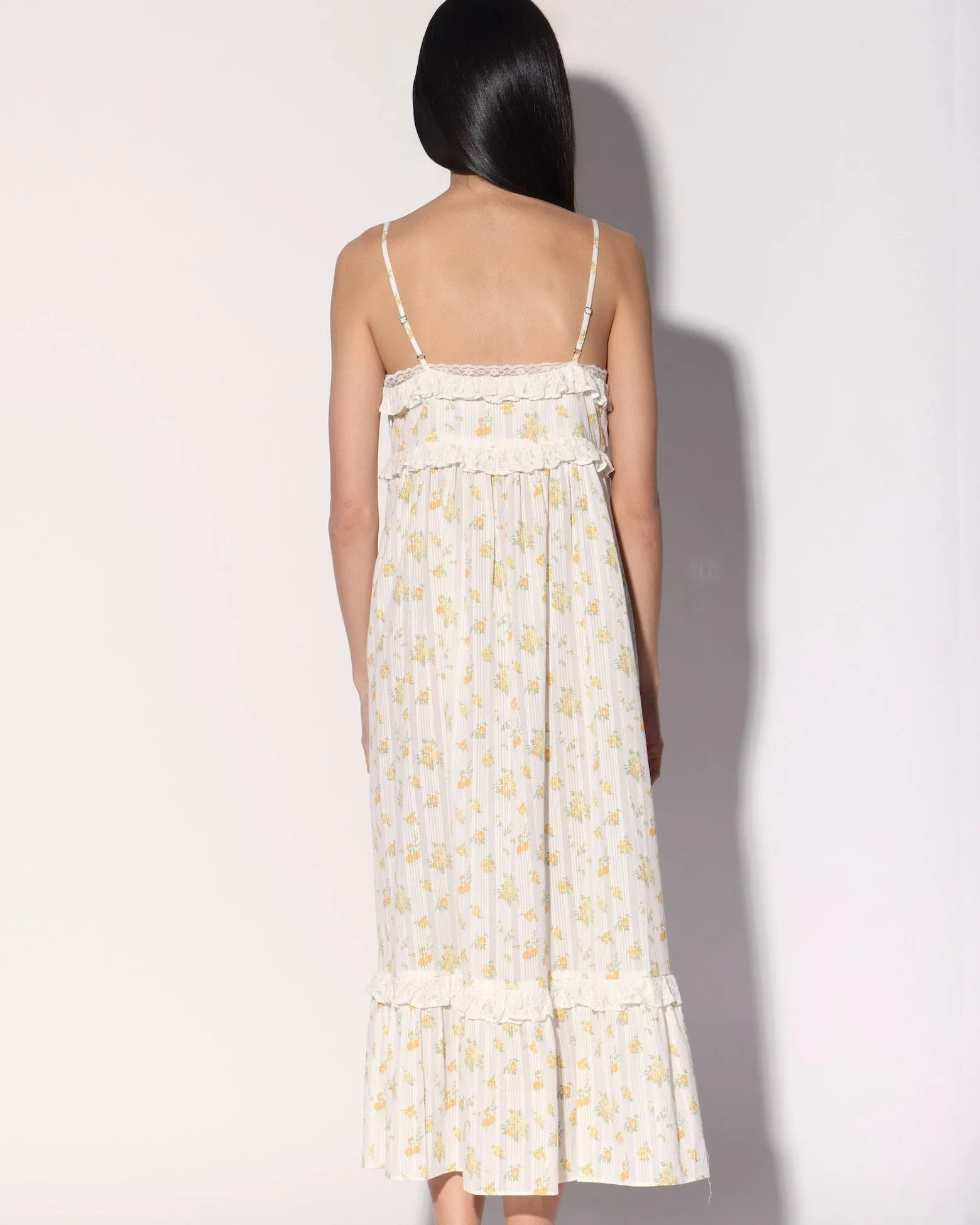 Carla Dress, Yellow Bouquet sold by Boston Proper product image thumbnail 4