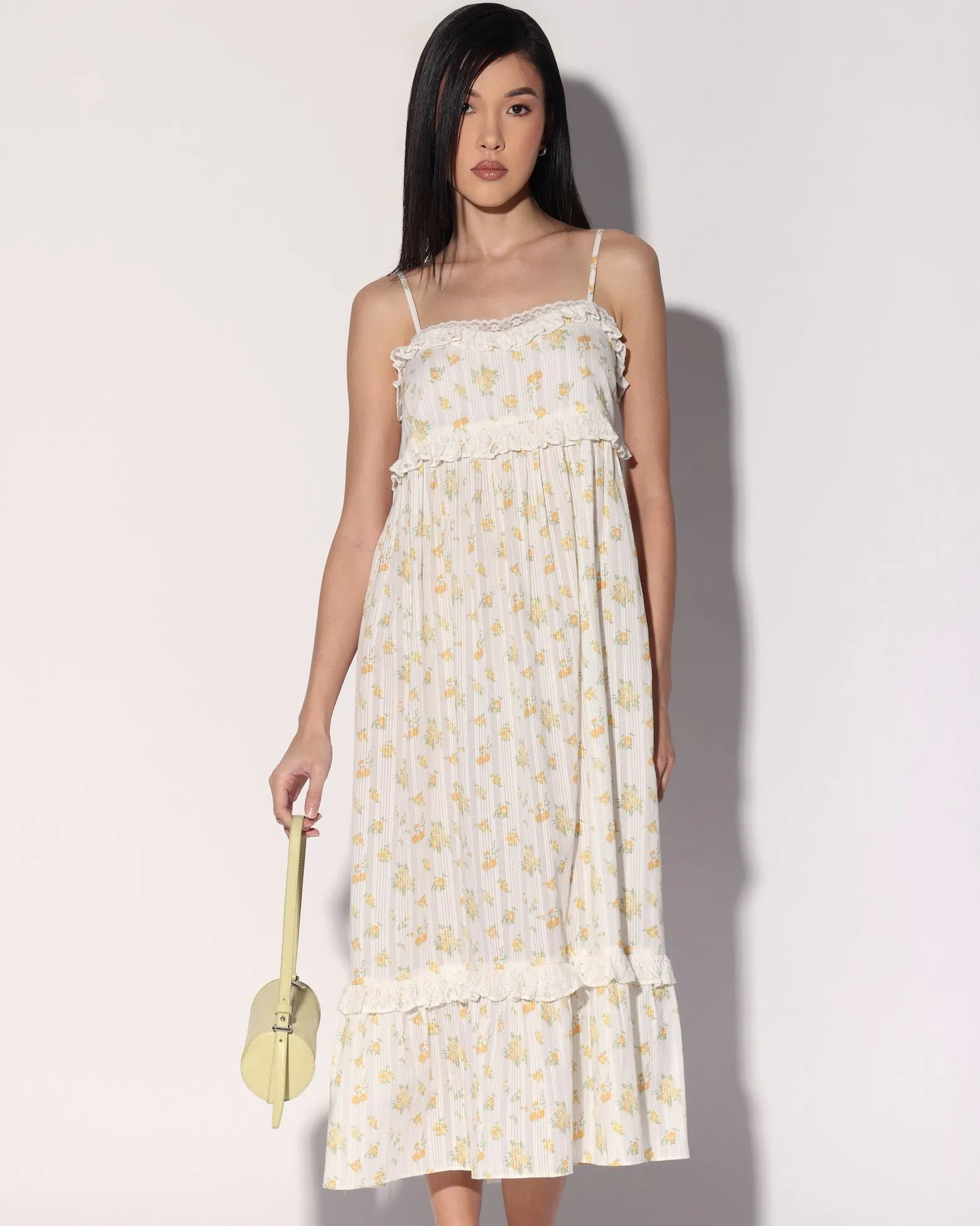 Carla Dress, Yellow Bouquet sold by Boston Proper product image thumbnail 2
