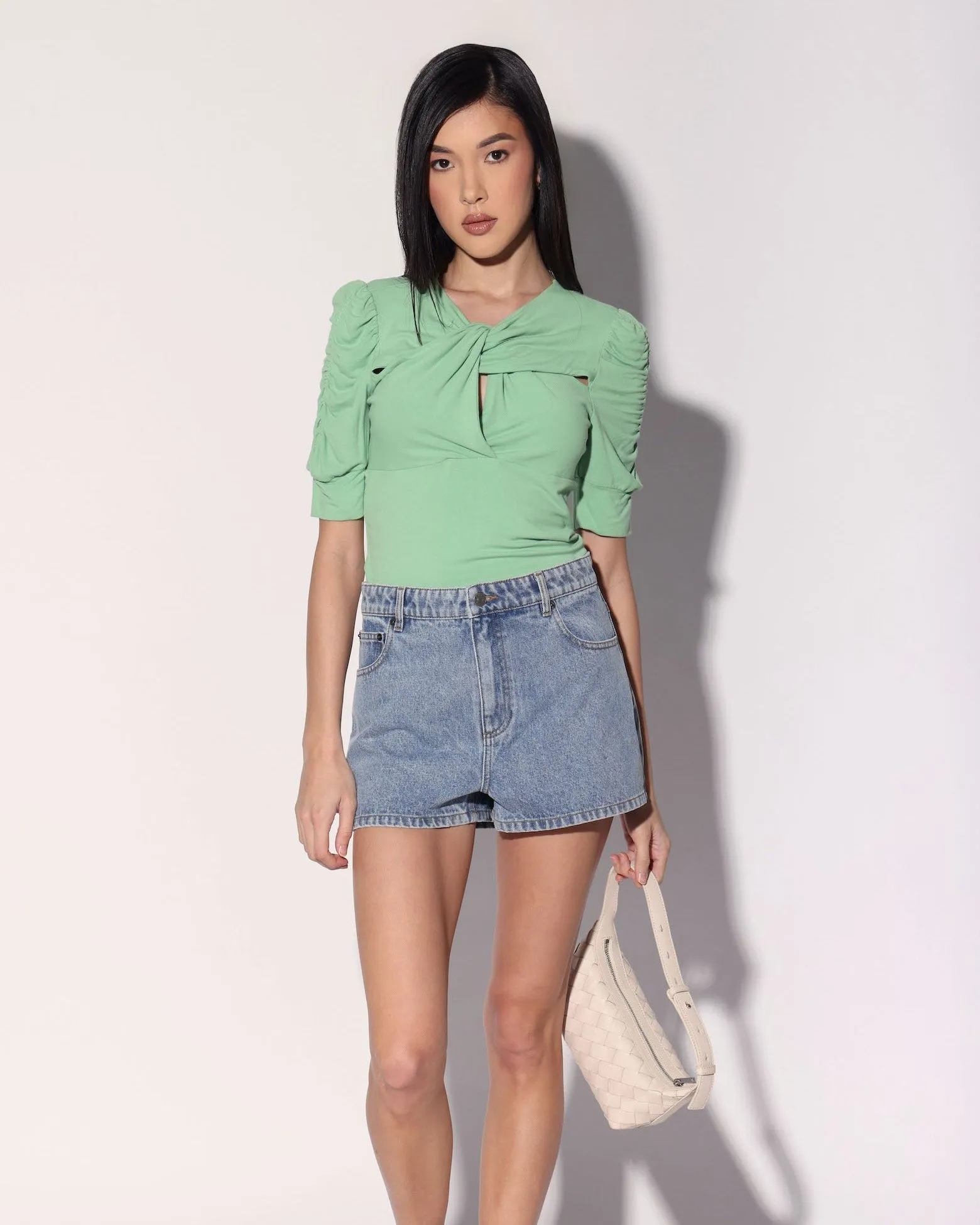 Sylvie Top, Light Green sold by Boston Proper product image thumbnail 2