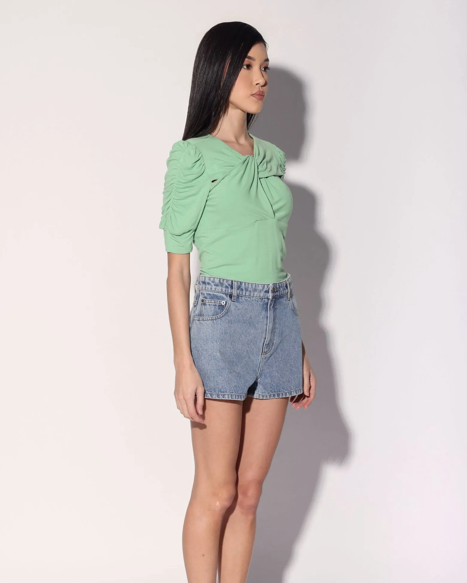 Sylvie Top, Light Green sold by Boston Proper product image thumbnail 3