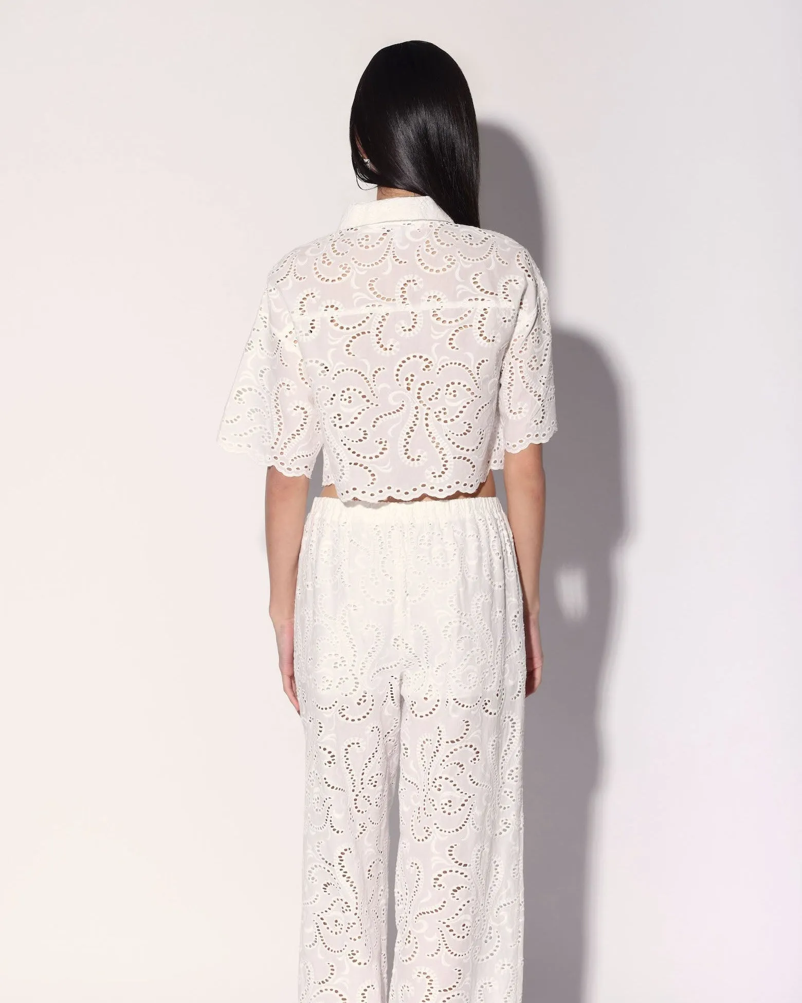Cindy Top, White Eyelet sold by Boston Proper product image thumbnail 4