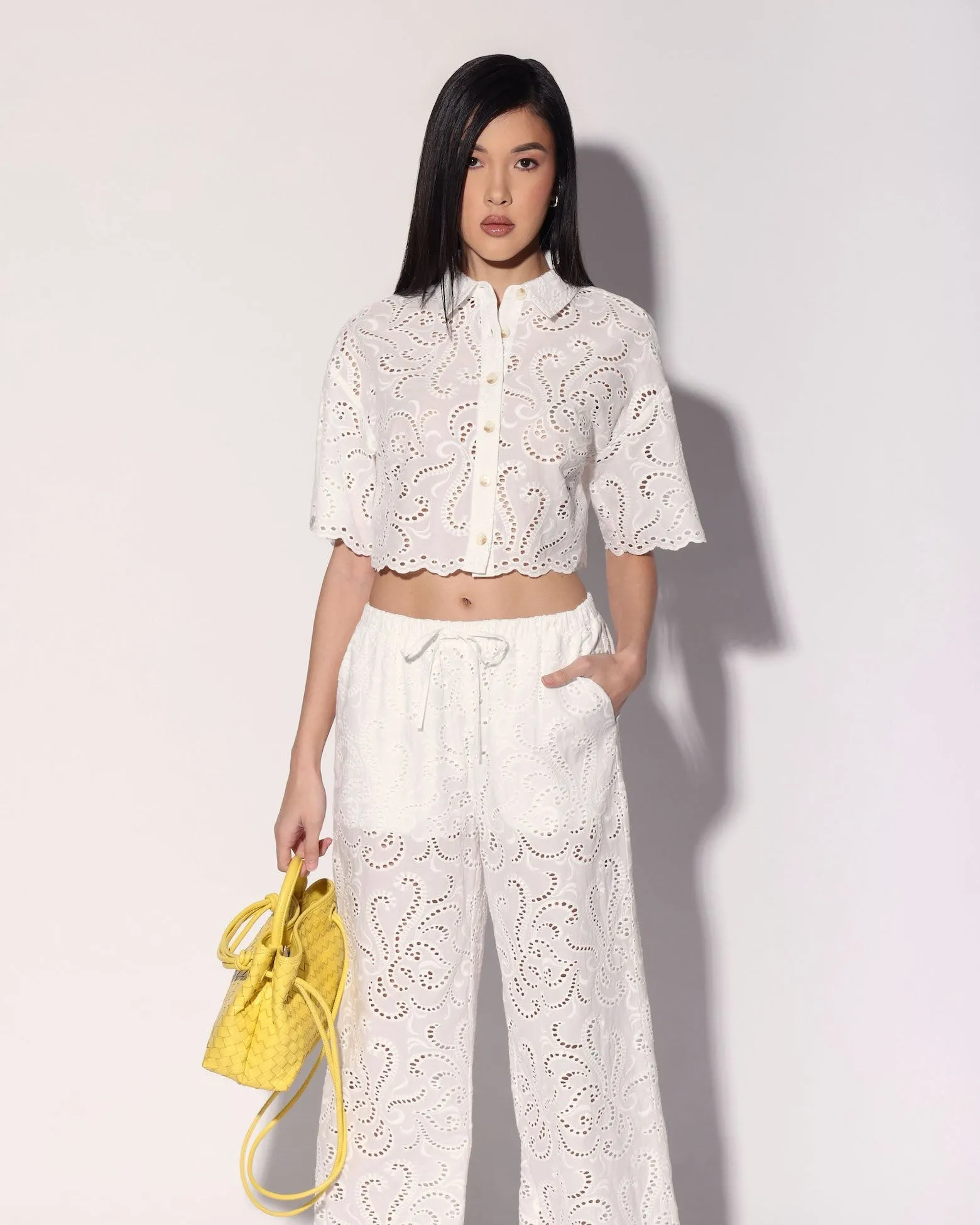 Cindy Top, White Eyelet sold by Boston Proper product image thumbnail 2
