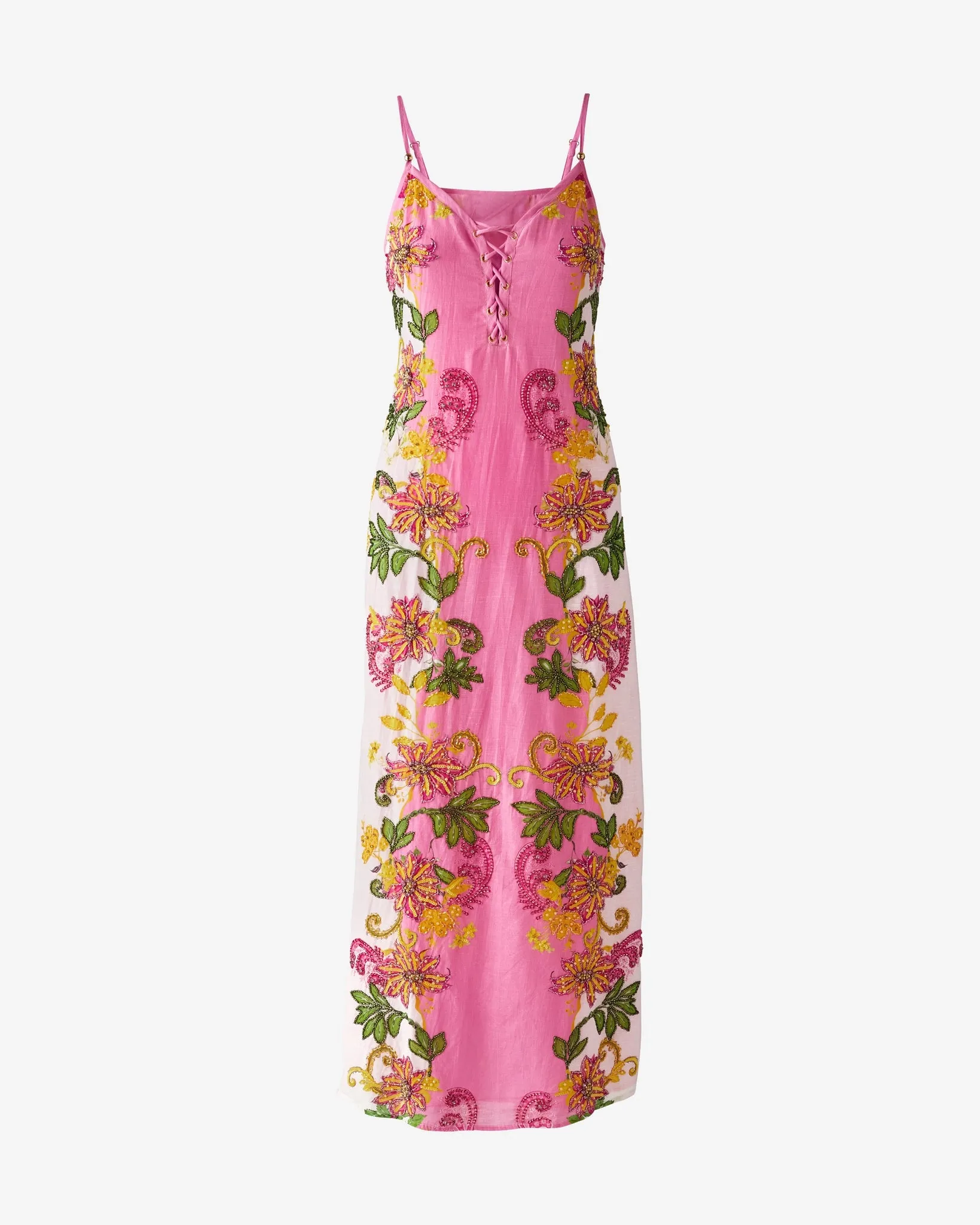 Maxi Slip Dress Embellished Garden sold by Boston Proper product image thumbnail 2