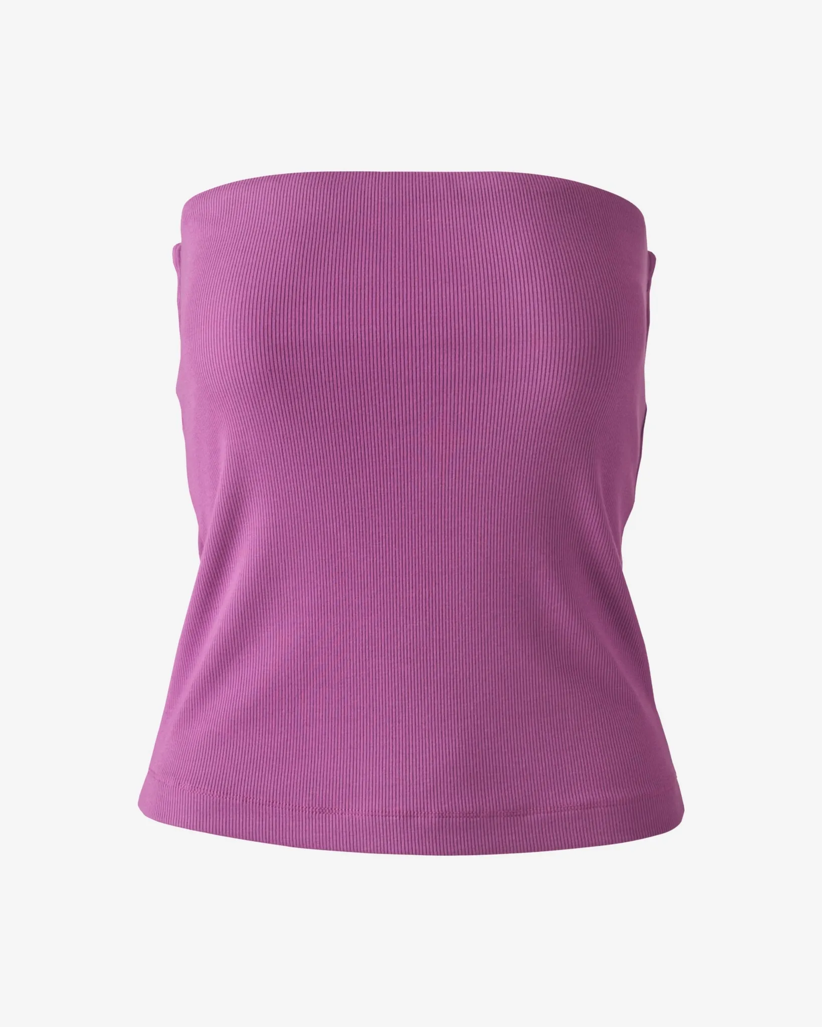 So Essential Ribbed Strapless Tube Top Radiant Orchid sold by Boston Proper product image thumbnail 2