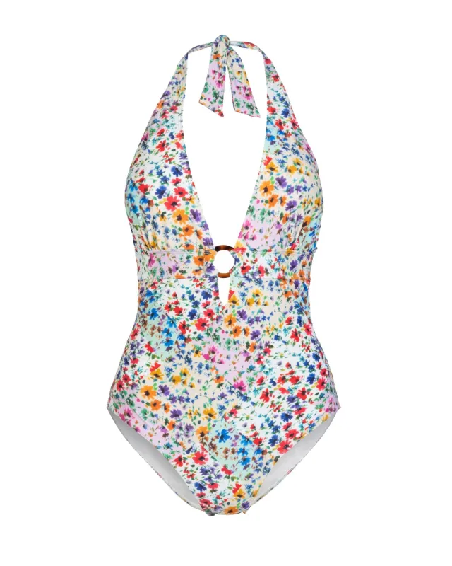 Gabrielle Halter One Piece In Wildflower Patch made by Change of Scenery