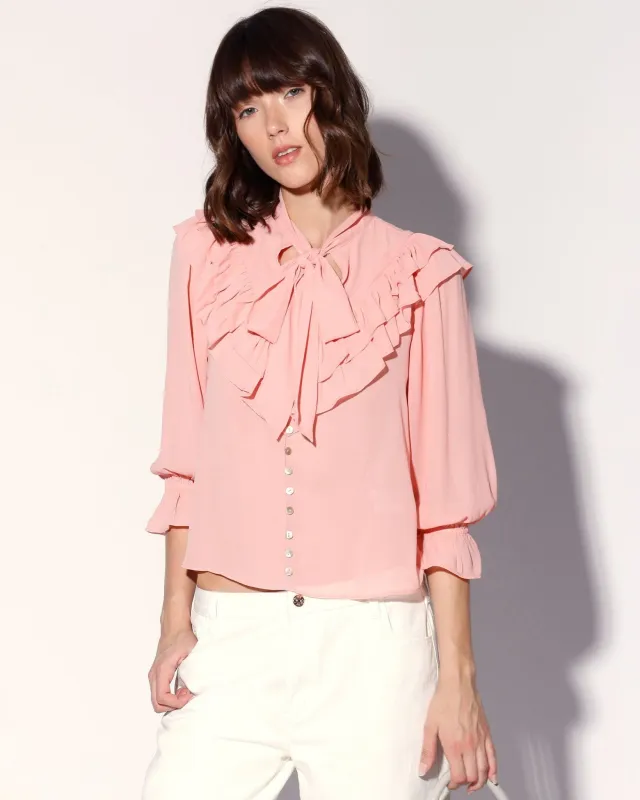 Davina Top, Dusty Pink made by Walter Baker