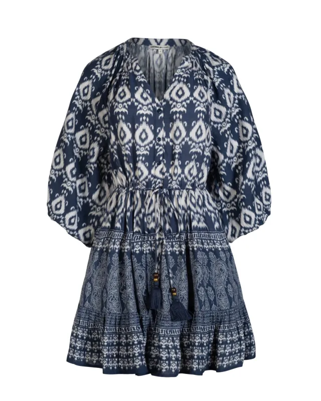 Sam Dress In Tivara Ikat made by Change of Scenery