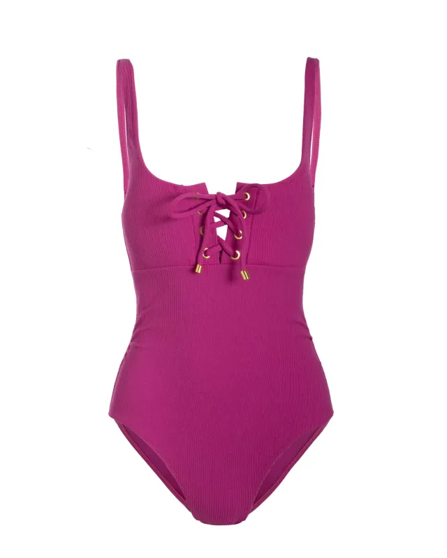 Taylor One Piece in Plum Texture made by Change of Scenery