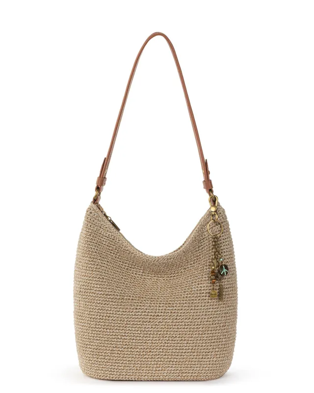 Sequoia Hobo - Hand Crochet - Bamboo Static made by The Sak