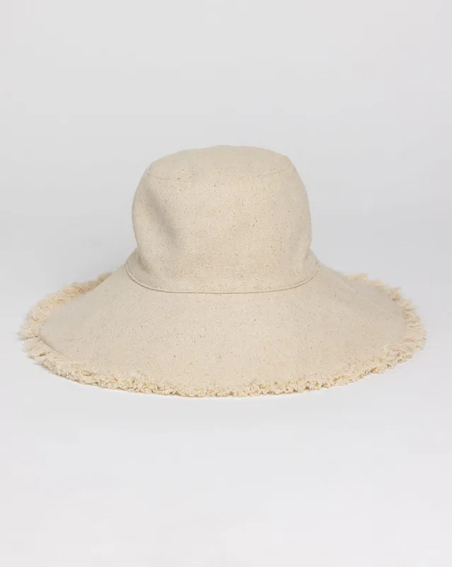 Canvas Packable Sun Hat made by Boston Proper