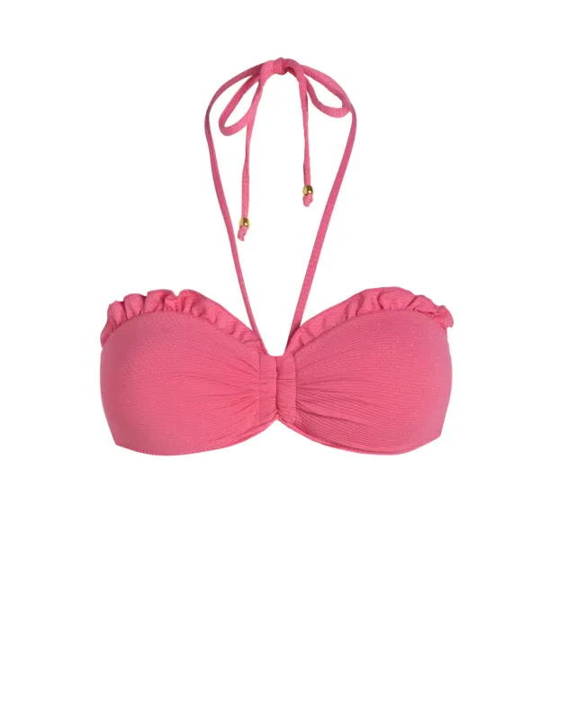 Alexis Top In Hibiscus Metallic made by Change of Scenery