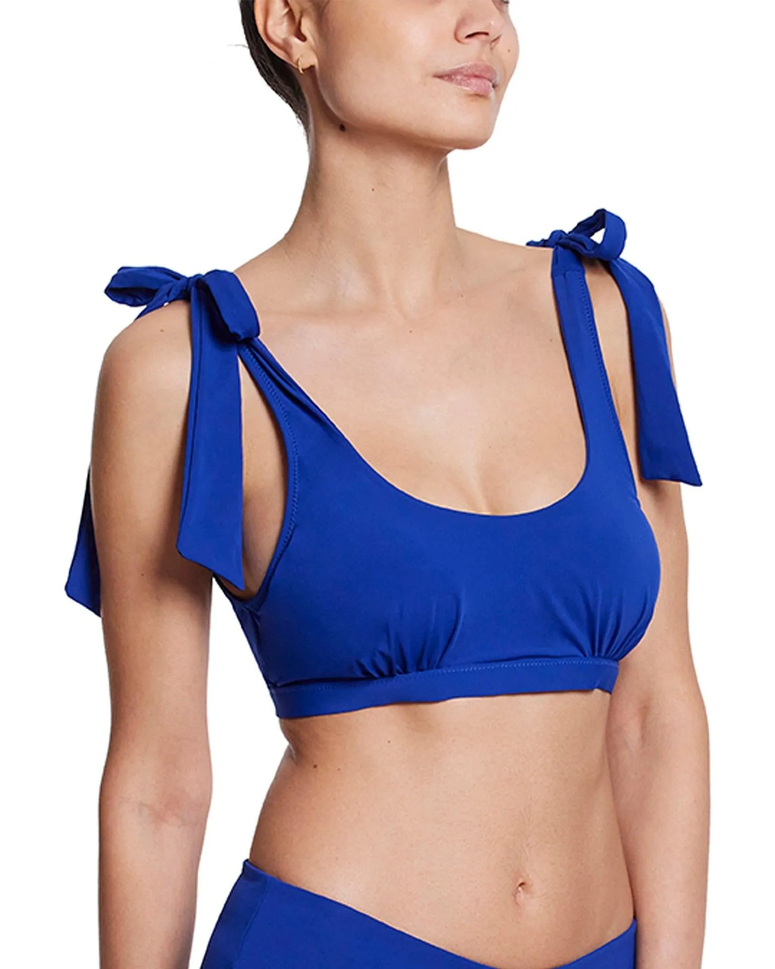 Scoop Neck Swim Top Poolside Blue sold by Boston Proper product image thumbnail 3