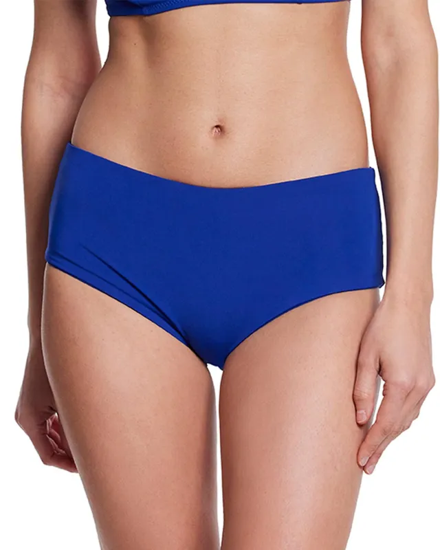 Boyshort Swimsuit Bottom Poolside Blue made by Hanky Panky