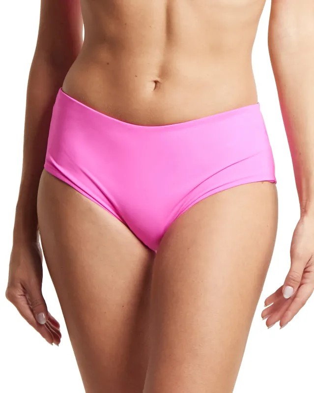 Boyshort Swimsuit Bottom Unapologetic Pink made by Hanky Panky