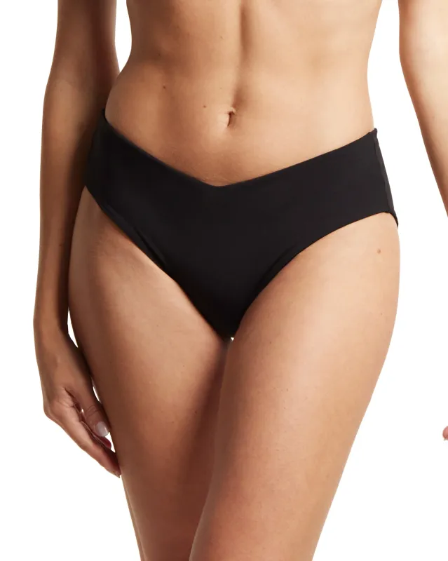 V-Kini Swimsuit Bottom Black made by Hanky Panky