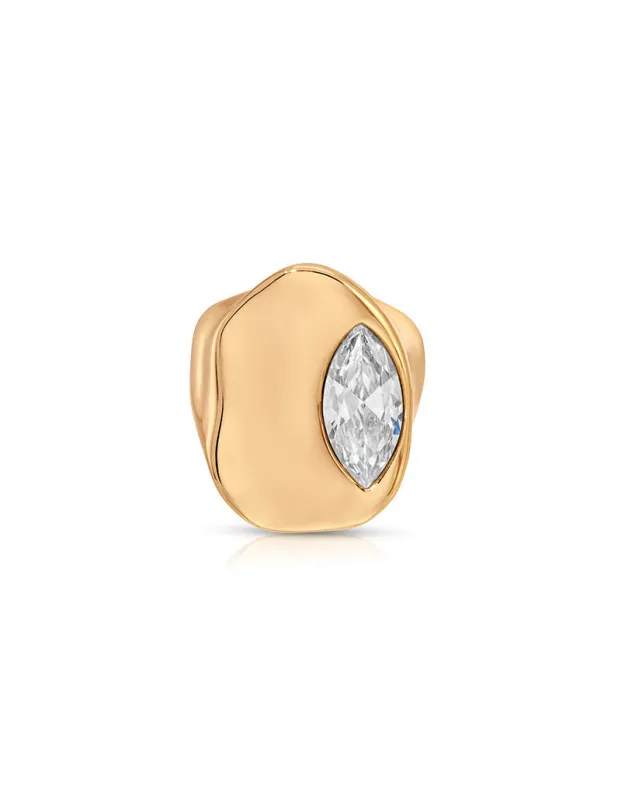 Liquid Crystal Statement Ring made by ettika
