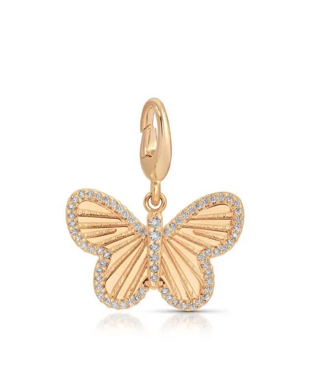Butterfly Charm made by ettika