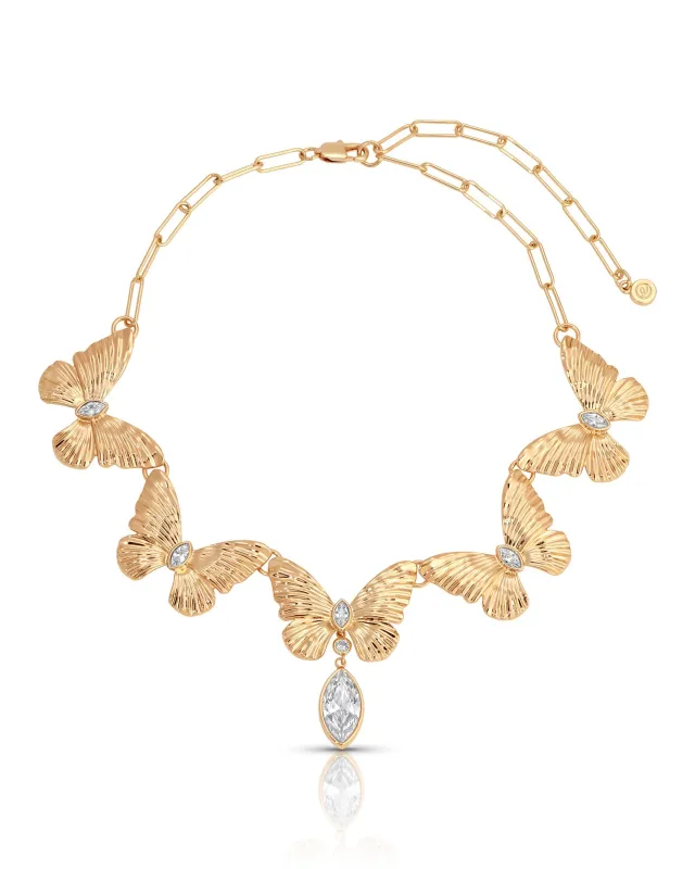 Butterfly Choker Necklace made by ettika