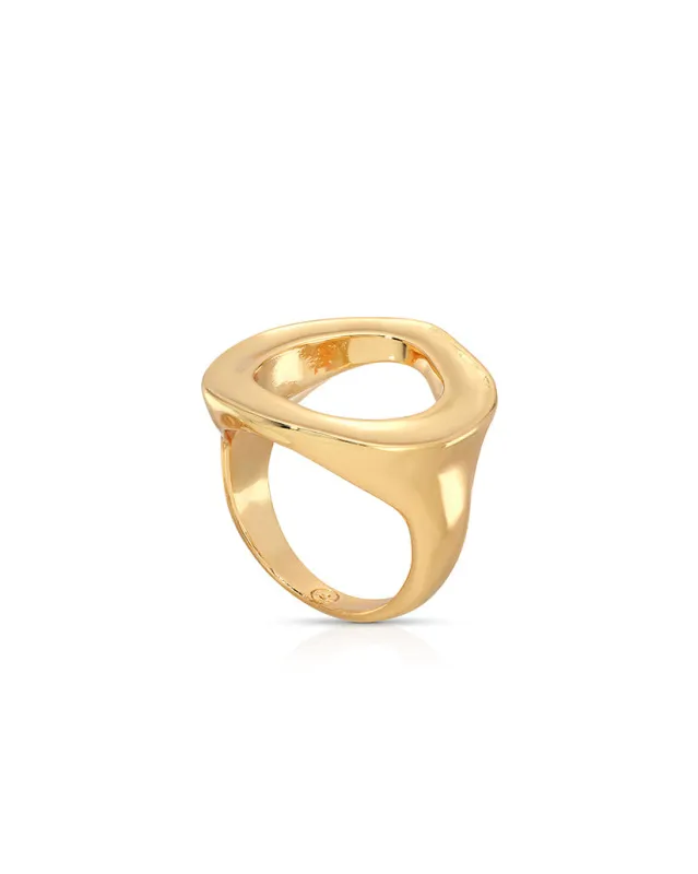 Open Circle Ring made by ettika