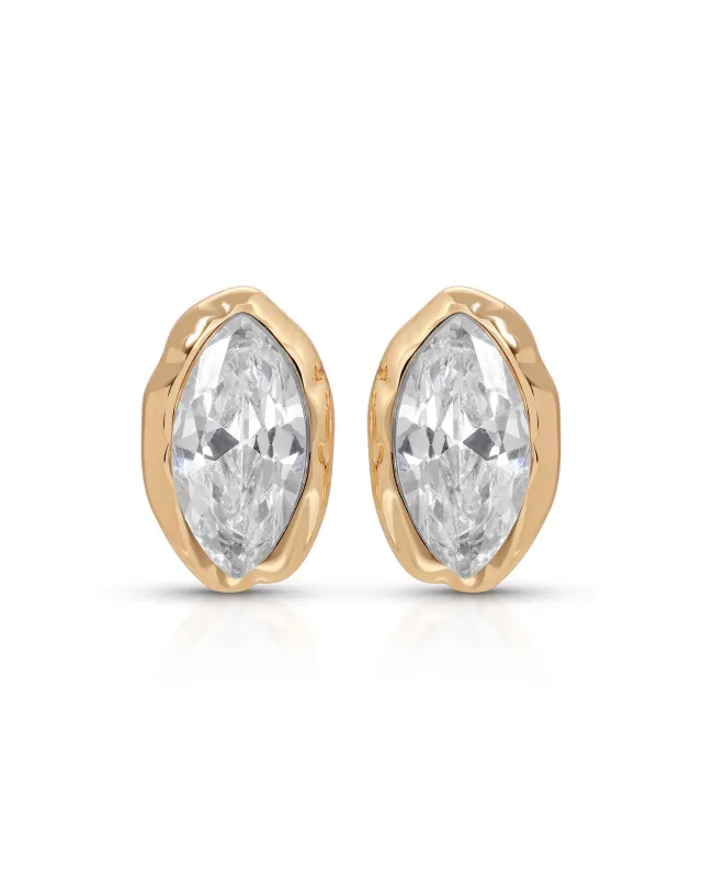 Crystal Luxe Mini Studs made by ettika