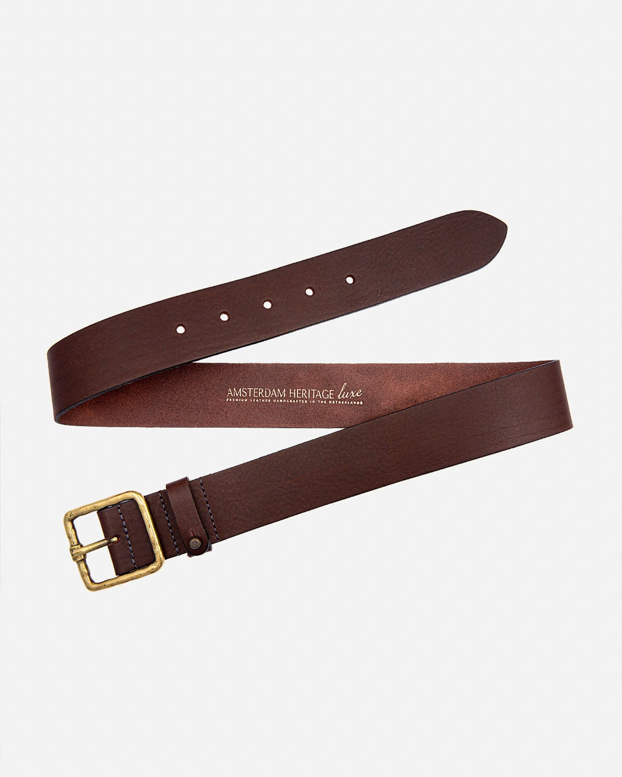Kaya | Vintage Gold Square Buckle Leather Belt sold by Boston Proper product image thumbnail 4